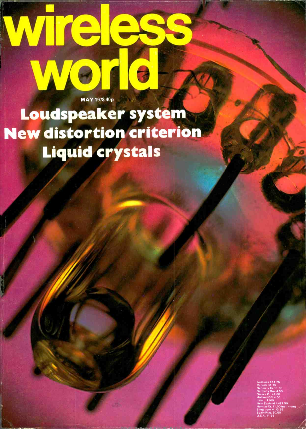 Loudspeaker System New Distortion Criterion Liquid Crystals