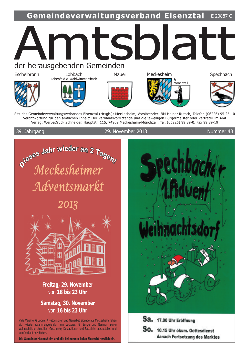 Meckesheimer Adventsmarkt 2013