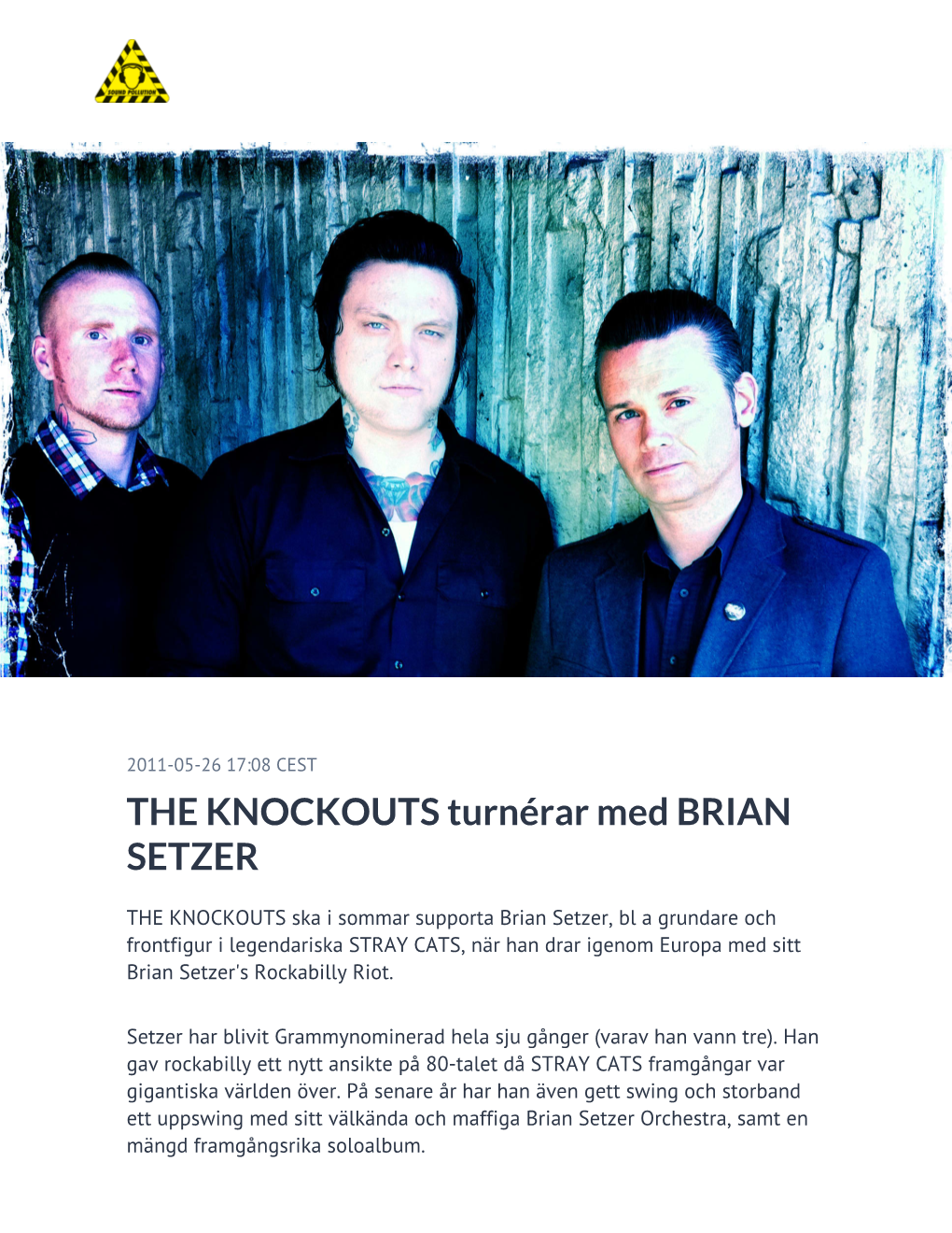 THE KNOCKOUTS Turnérar Med BRIAN SETZER