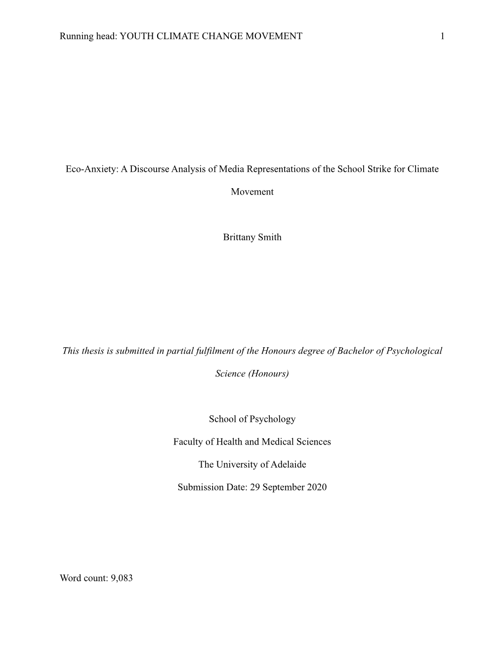 Eco-Anxiety: a Discourse Analysis of Media Representations of the School Strike for Climate