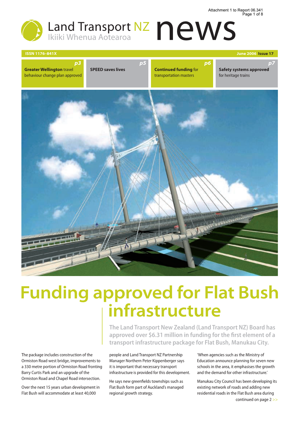 Funding Approved for Flat Bush Infrastructure