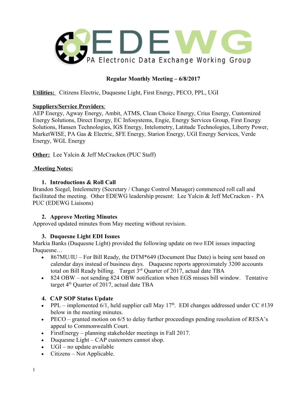 EDEWG Meeting Minutes s6