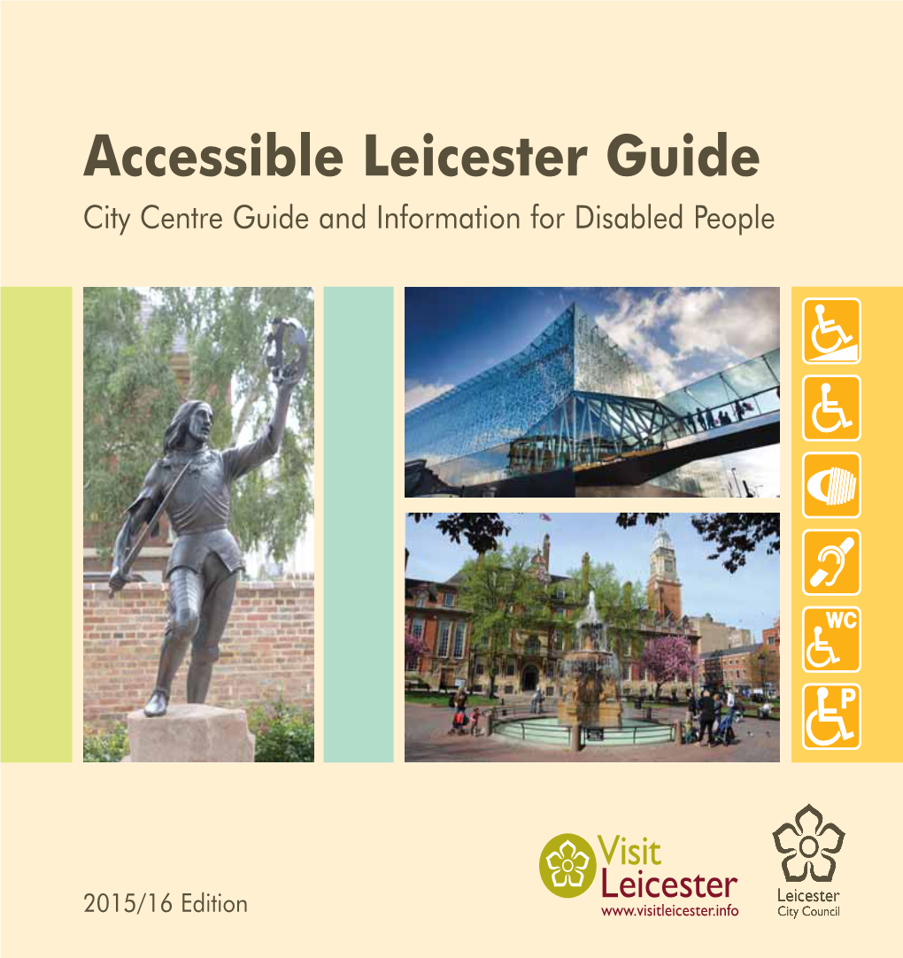 Accessible Leicester Guide City Centre Guide and Information for Disabled People