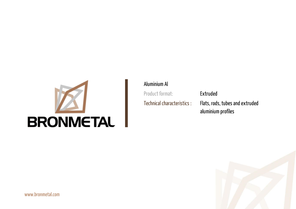 Extruded Aluminium Profiles