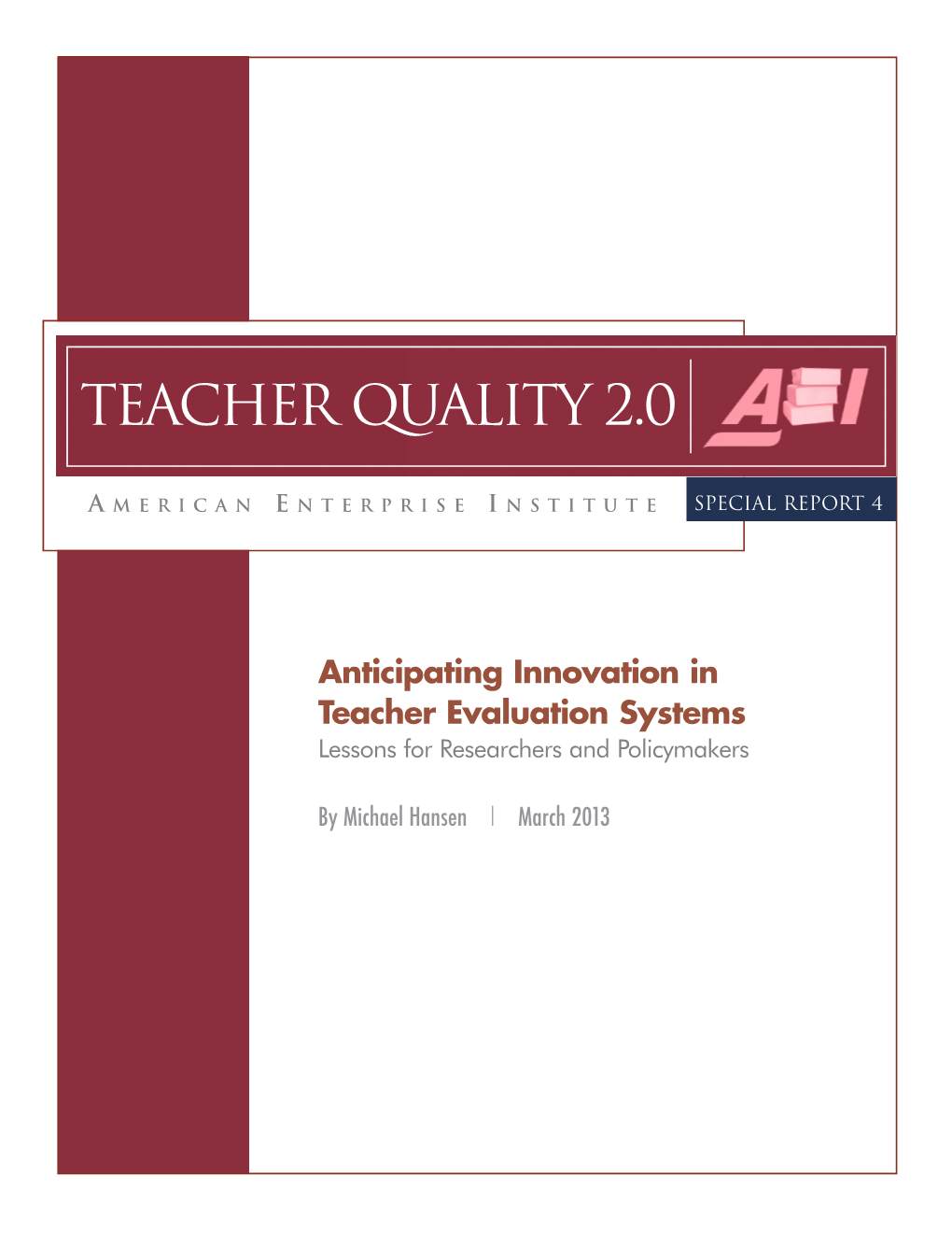 Teacher Quality 2.0