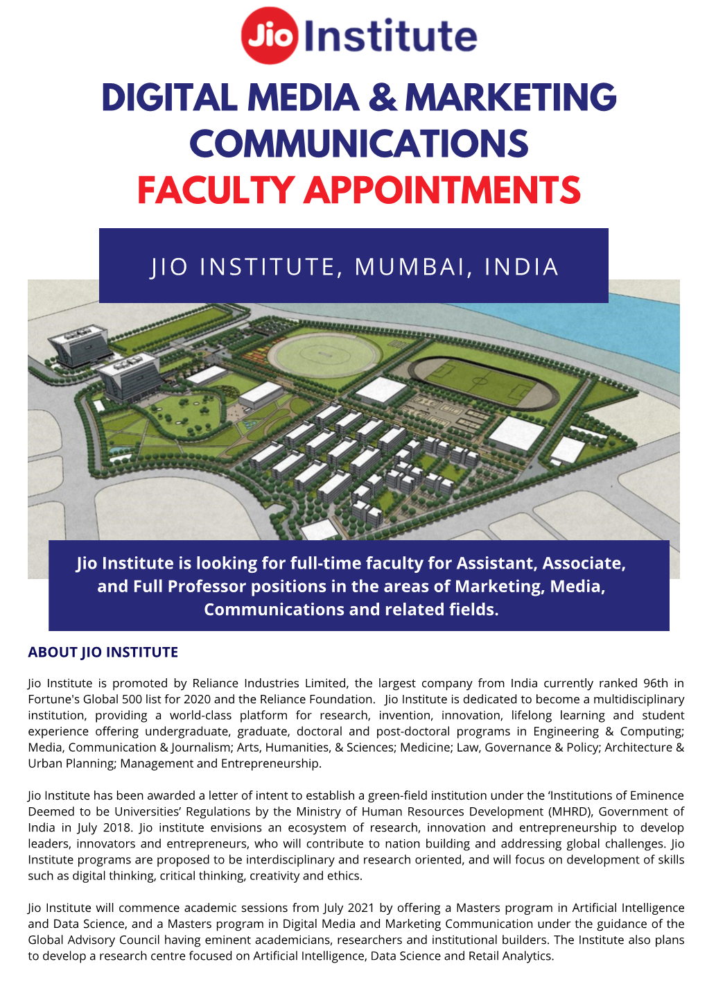 Faculty Appointments