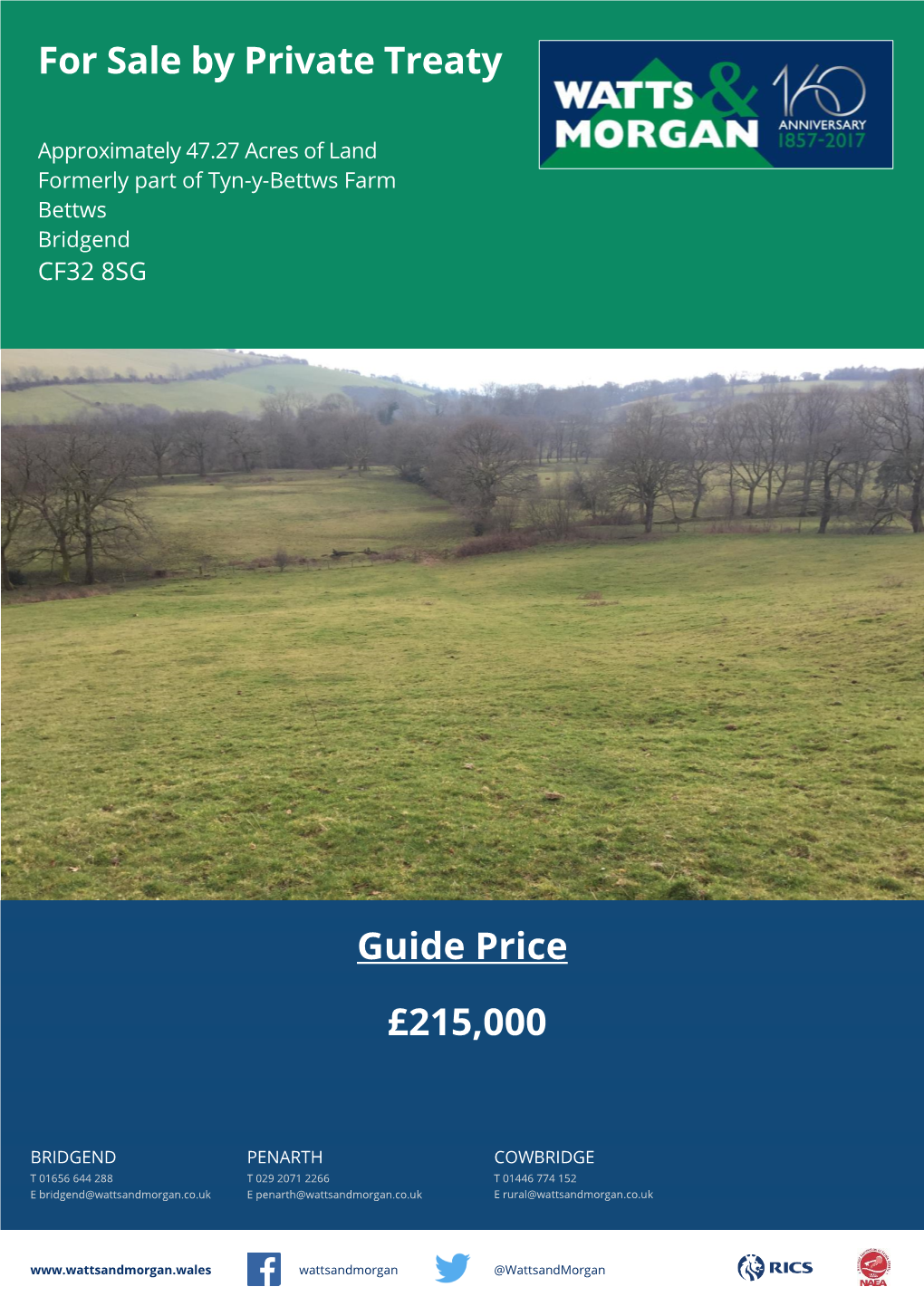For Sale by Private Treaty Guide Price £215,000