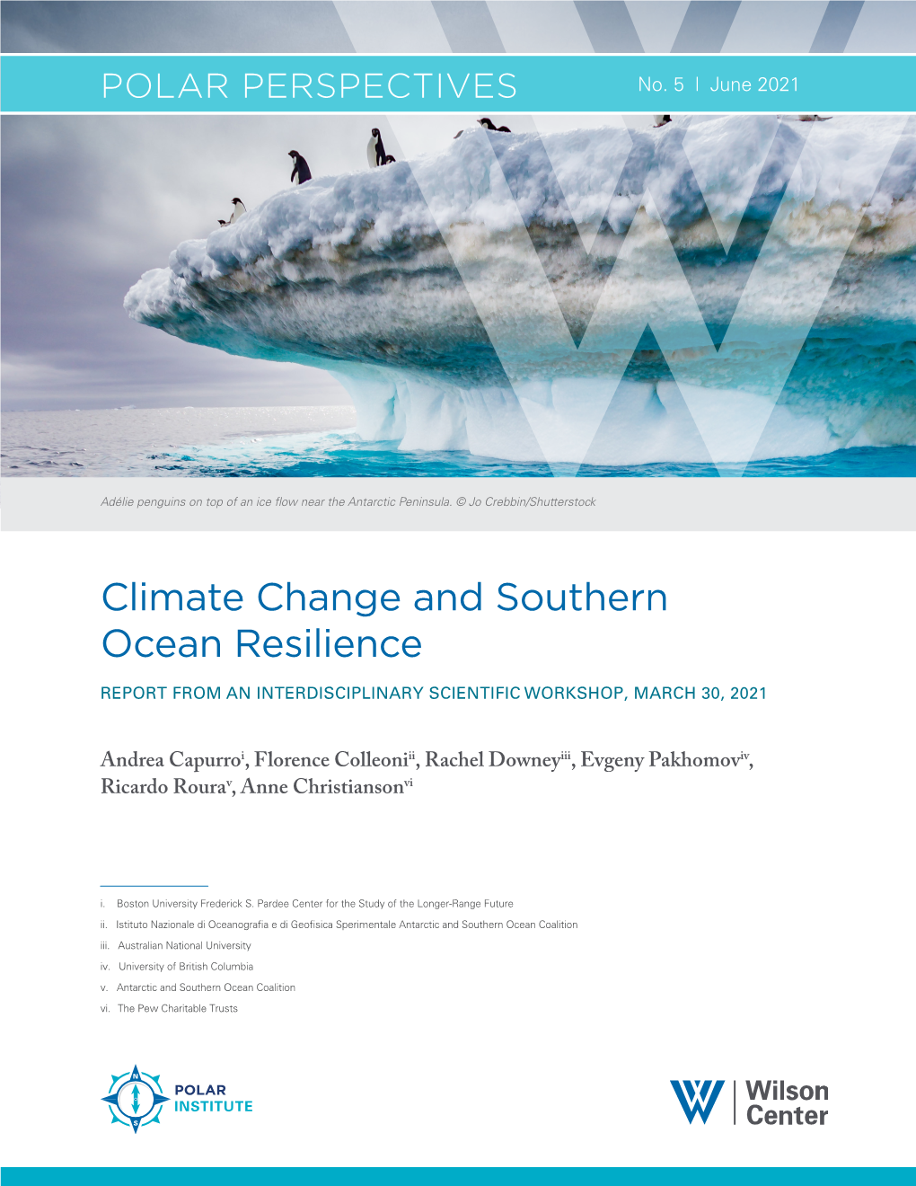 Climate Change and Southern Ocean Resilience