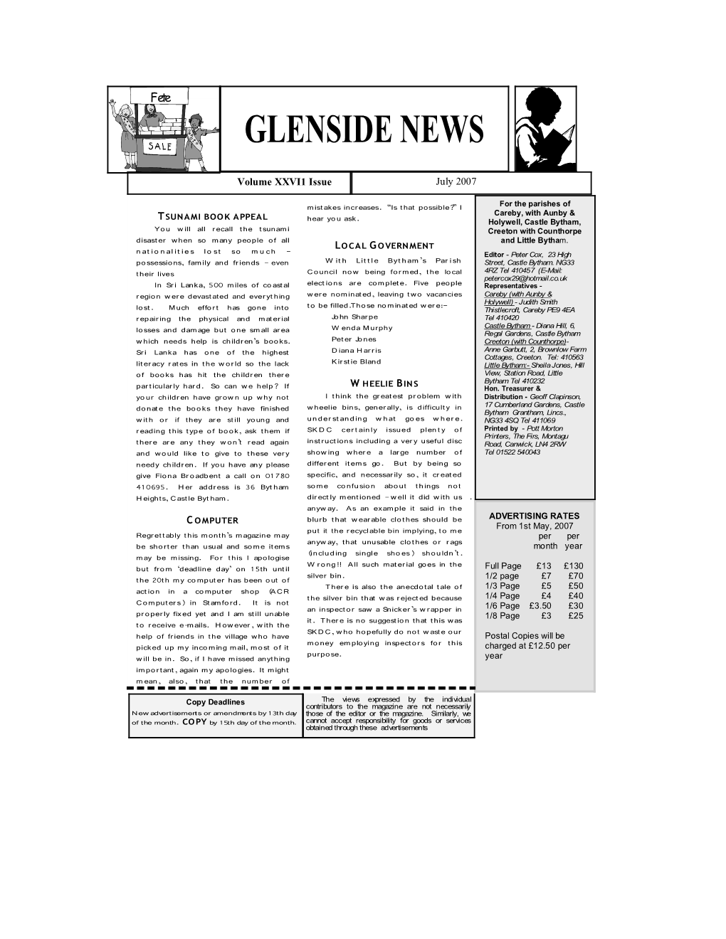 July 2007 Volume XXVI1 Issue