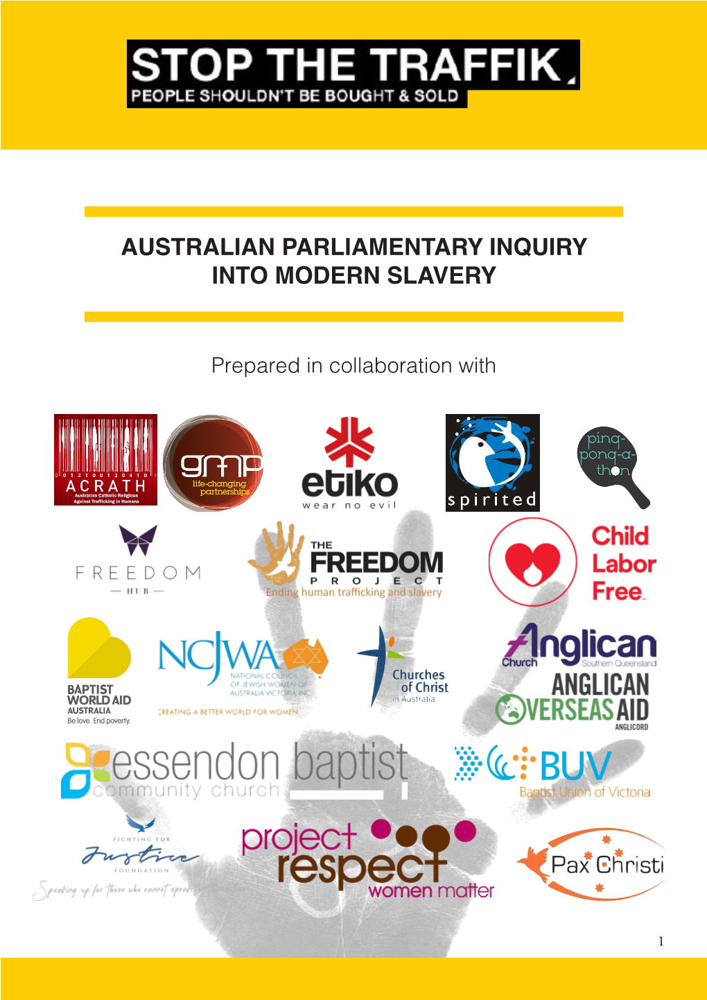 Australian Parliamentary Inquiry Into Modern Slavery