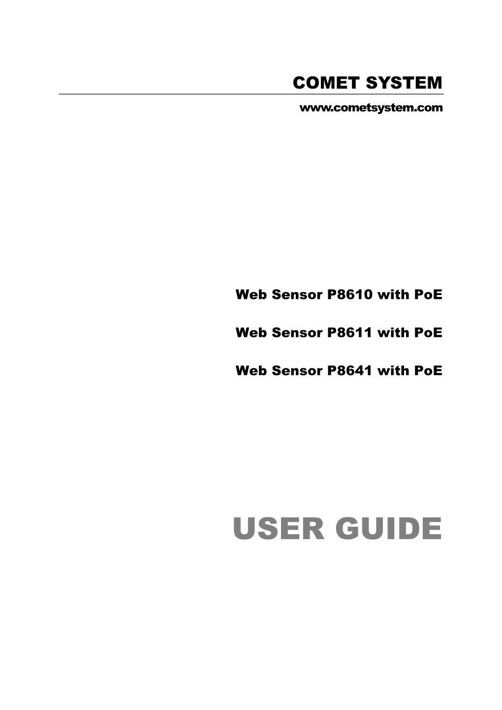 USER GUIDE IE-SNC-P86xx-07