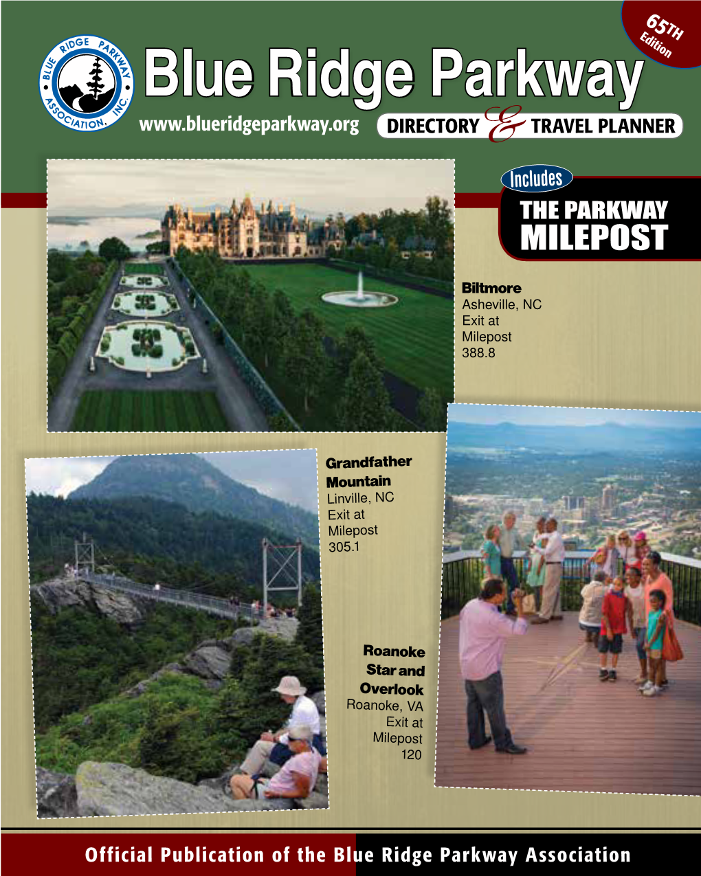 Blue Ridge Park Way DIRECTORY TRAVEL PLANNER