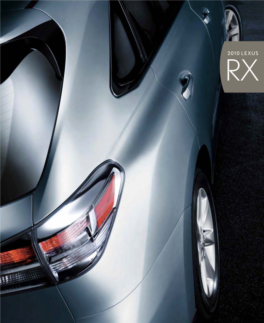 Brochure for 2010 Lexus RX & Rxh Hybrid