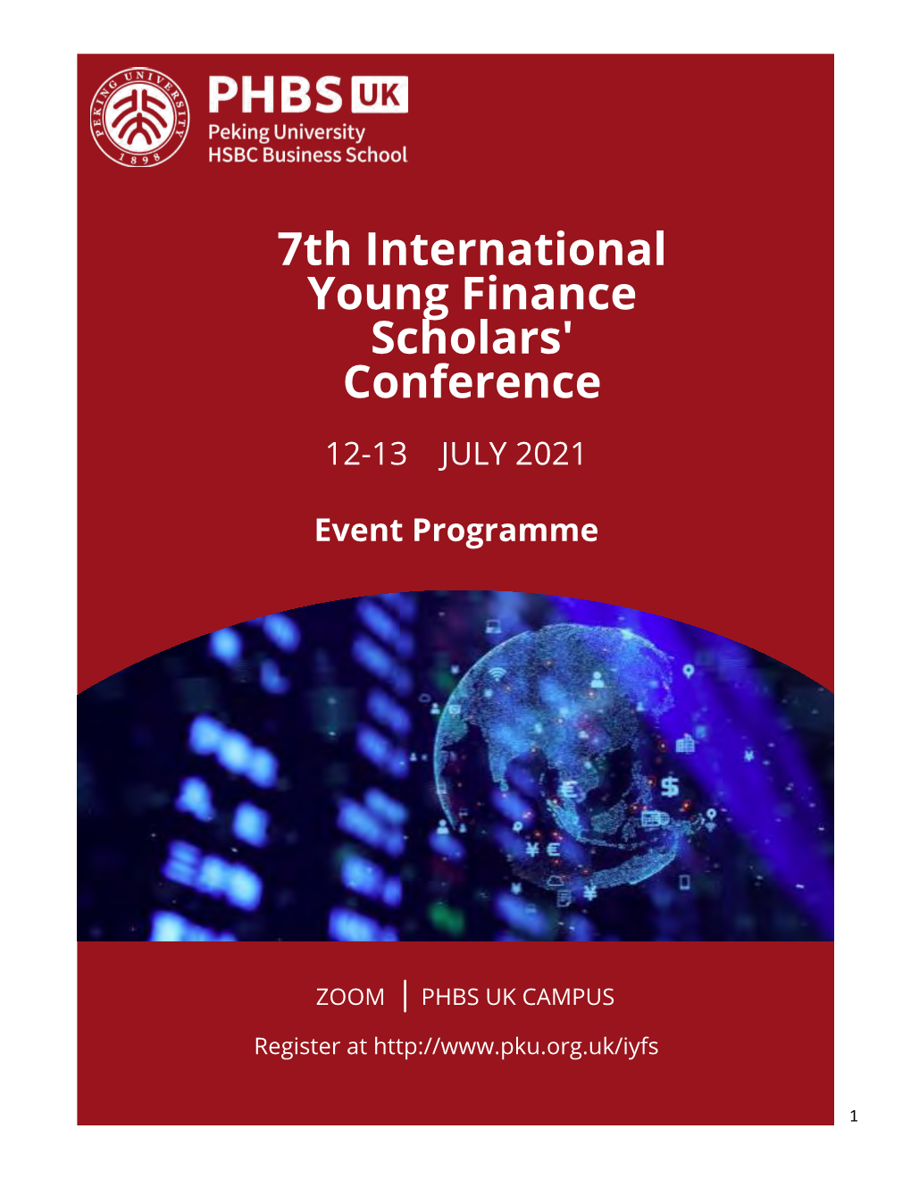 7Th International Young Finance Scholars' Conference