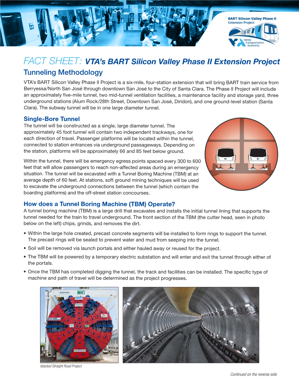 FACT SHEET: BART Silicon Valley