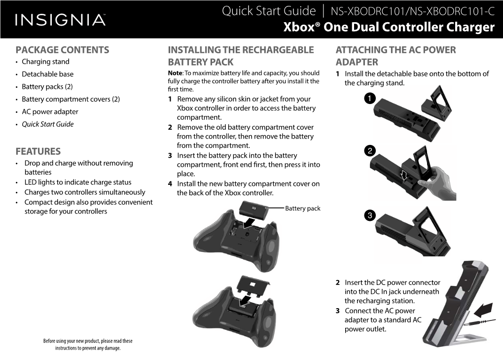 Xbox® One Dual Controller Charger