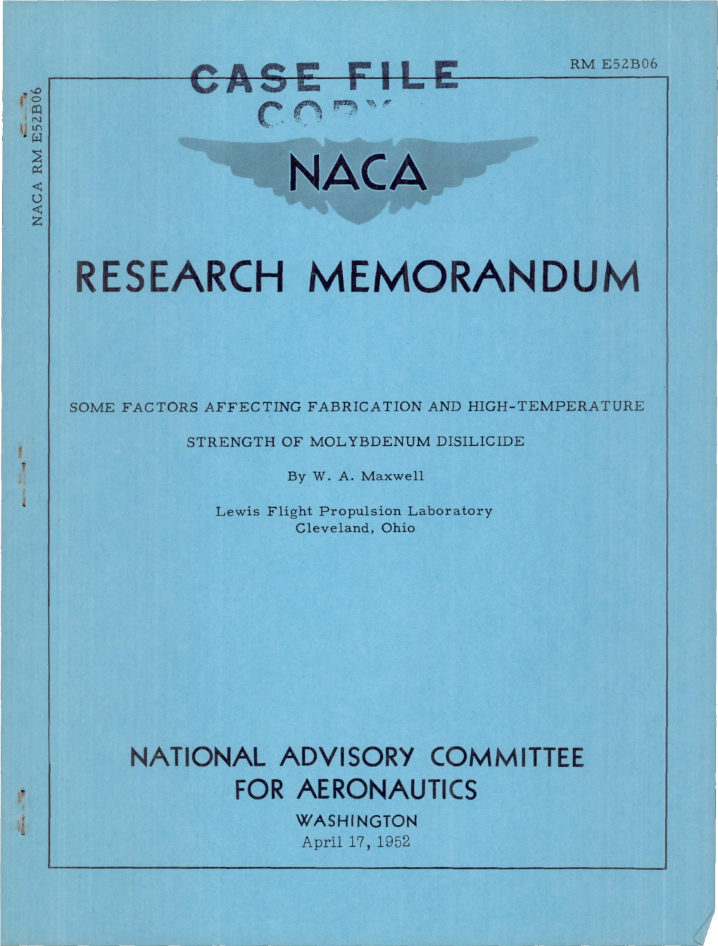 Research Memorandum