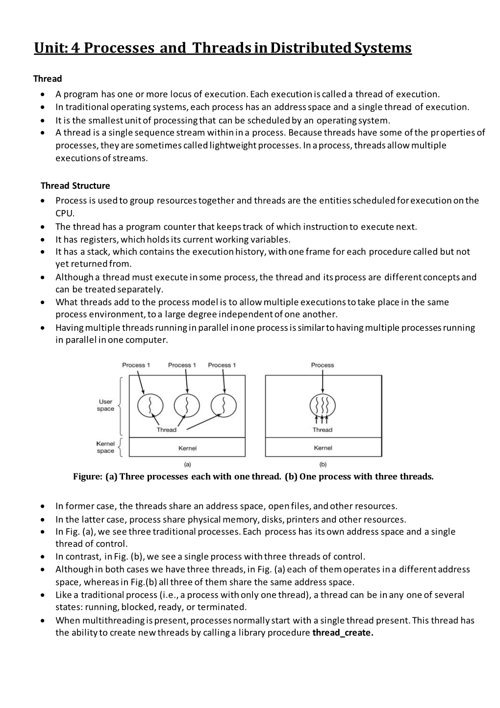 Unit: 4 Processes and Threads in Distributed Systems