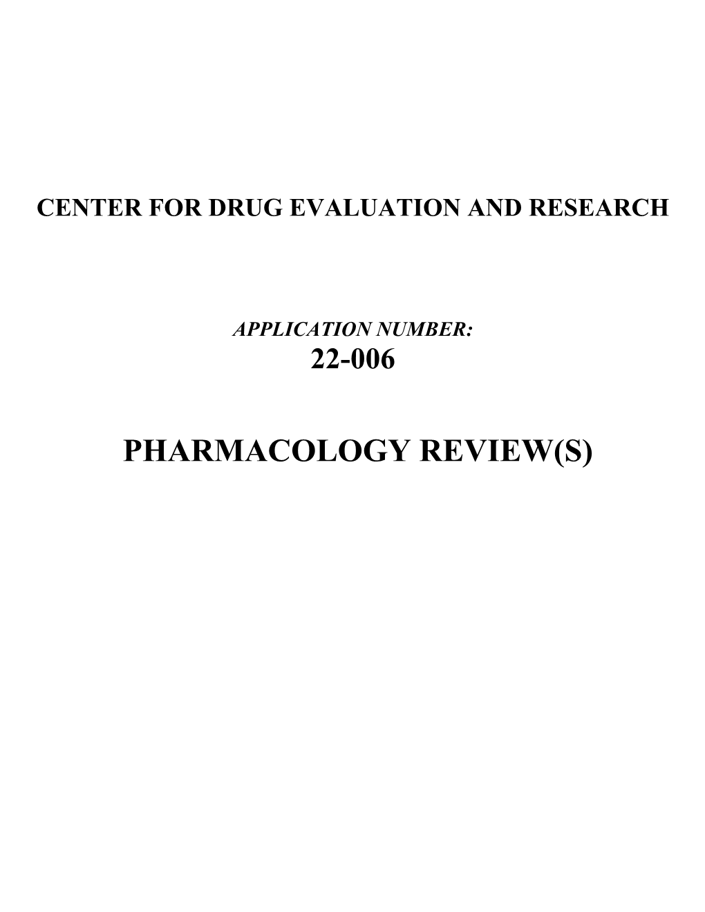 PHARMACOLOGY REVIEW(S) Comments on N22288 Bepotastine Besilate Bepreve from A