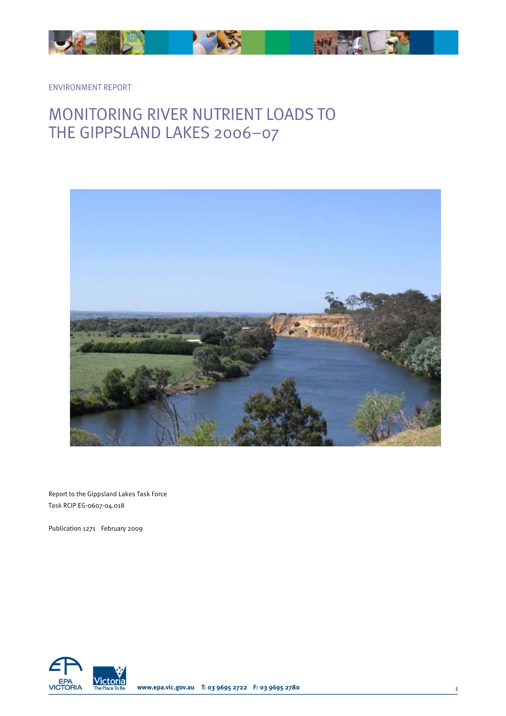 Monitoring River Nutrient Loads to the Gippsland Lakes 2006–07