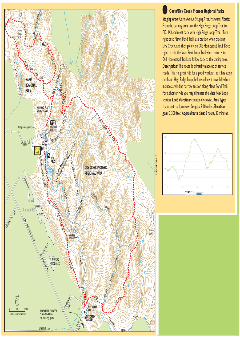 Garin/Dry Creek Pioneer Regional Parks Staging Area