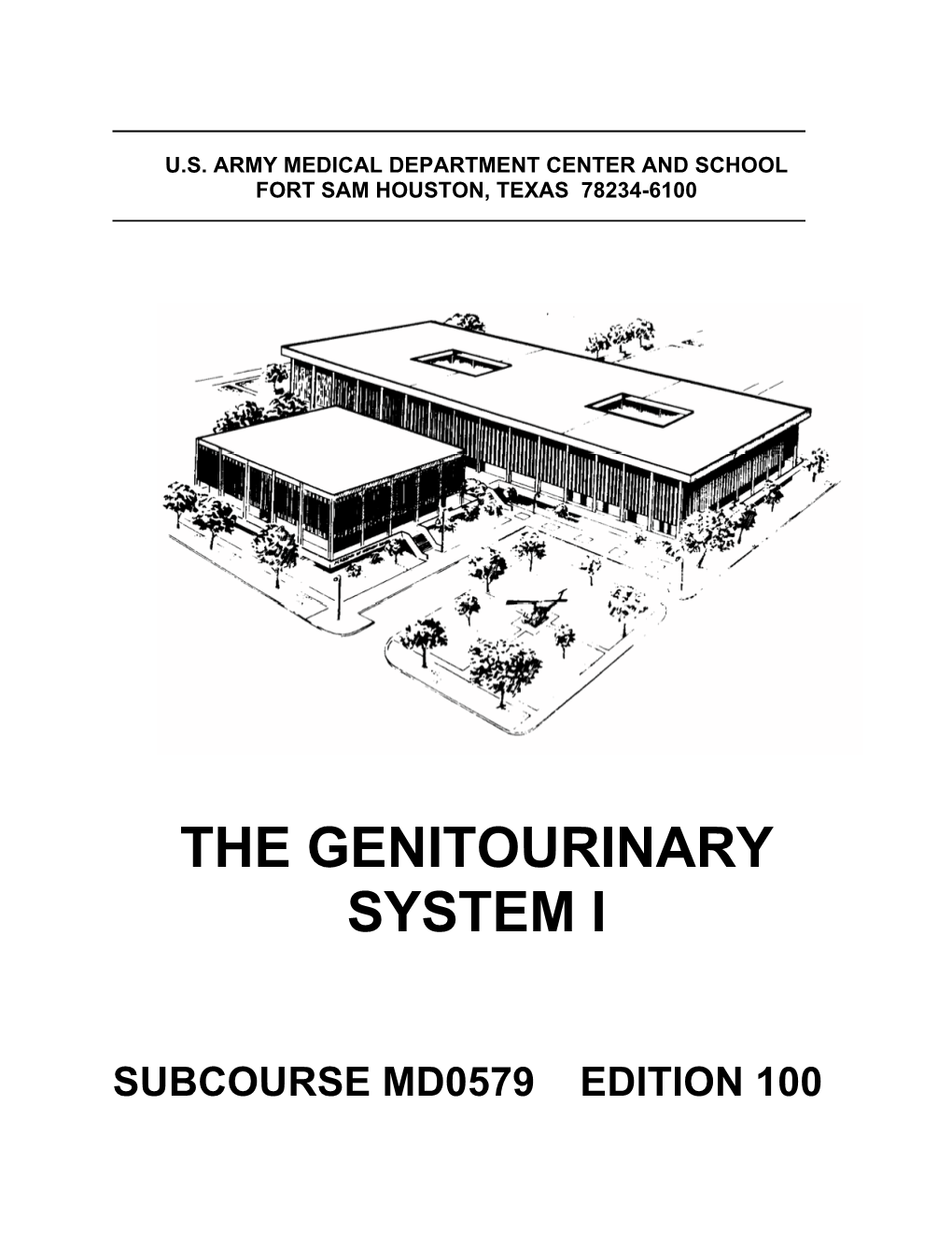 The Genitourinary System I