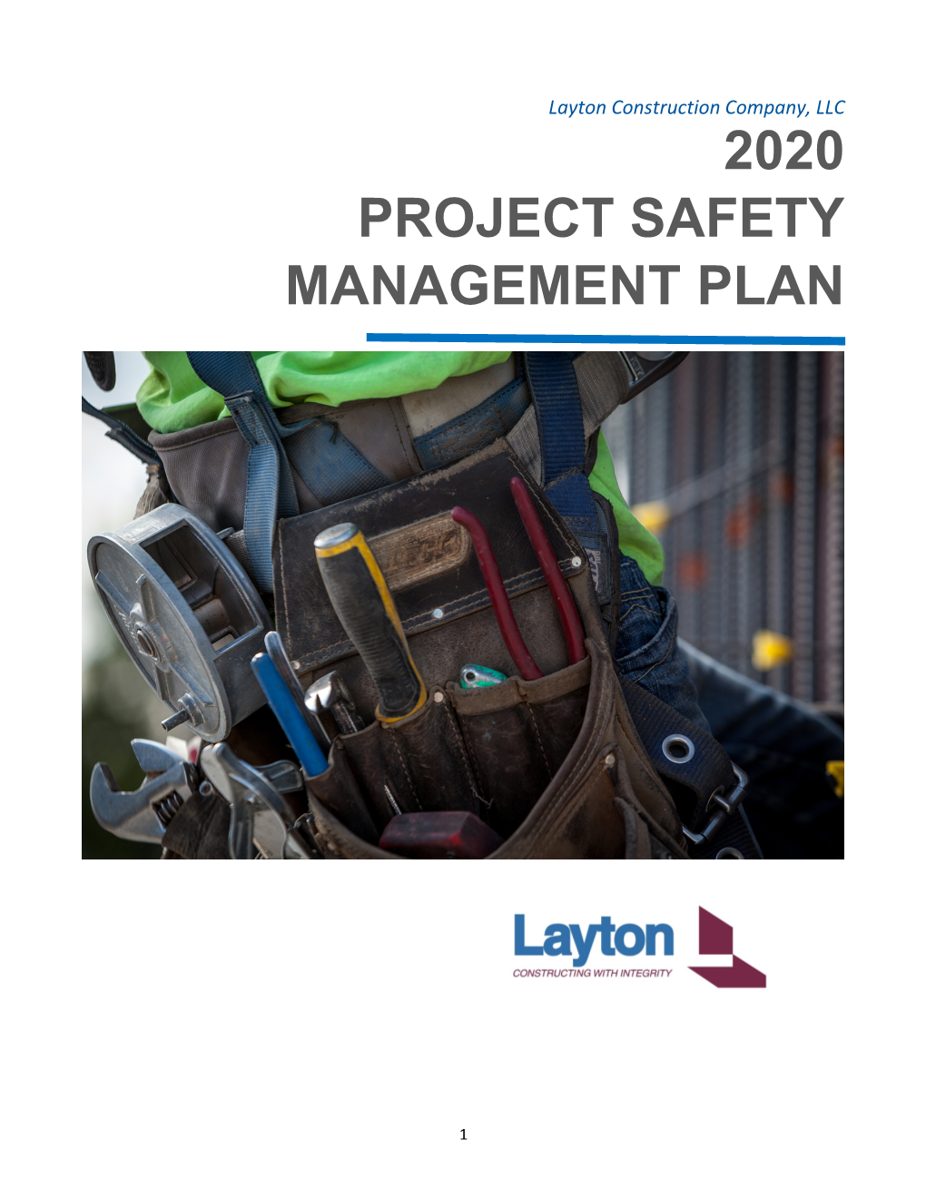 2020 Project Safety Management Plan