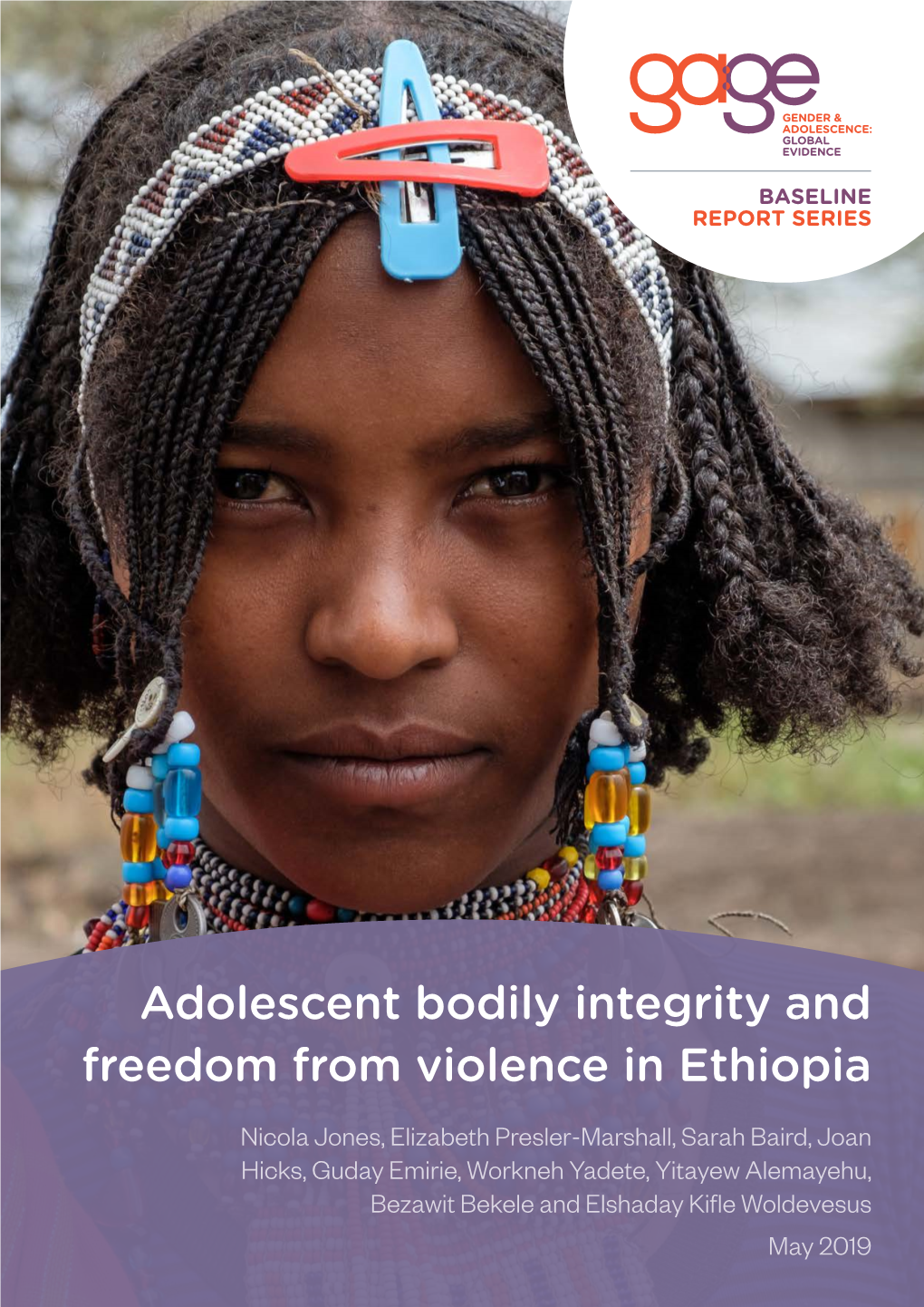 Adolescent Bodily Integrity and Freedom from Violence in Ethiopia