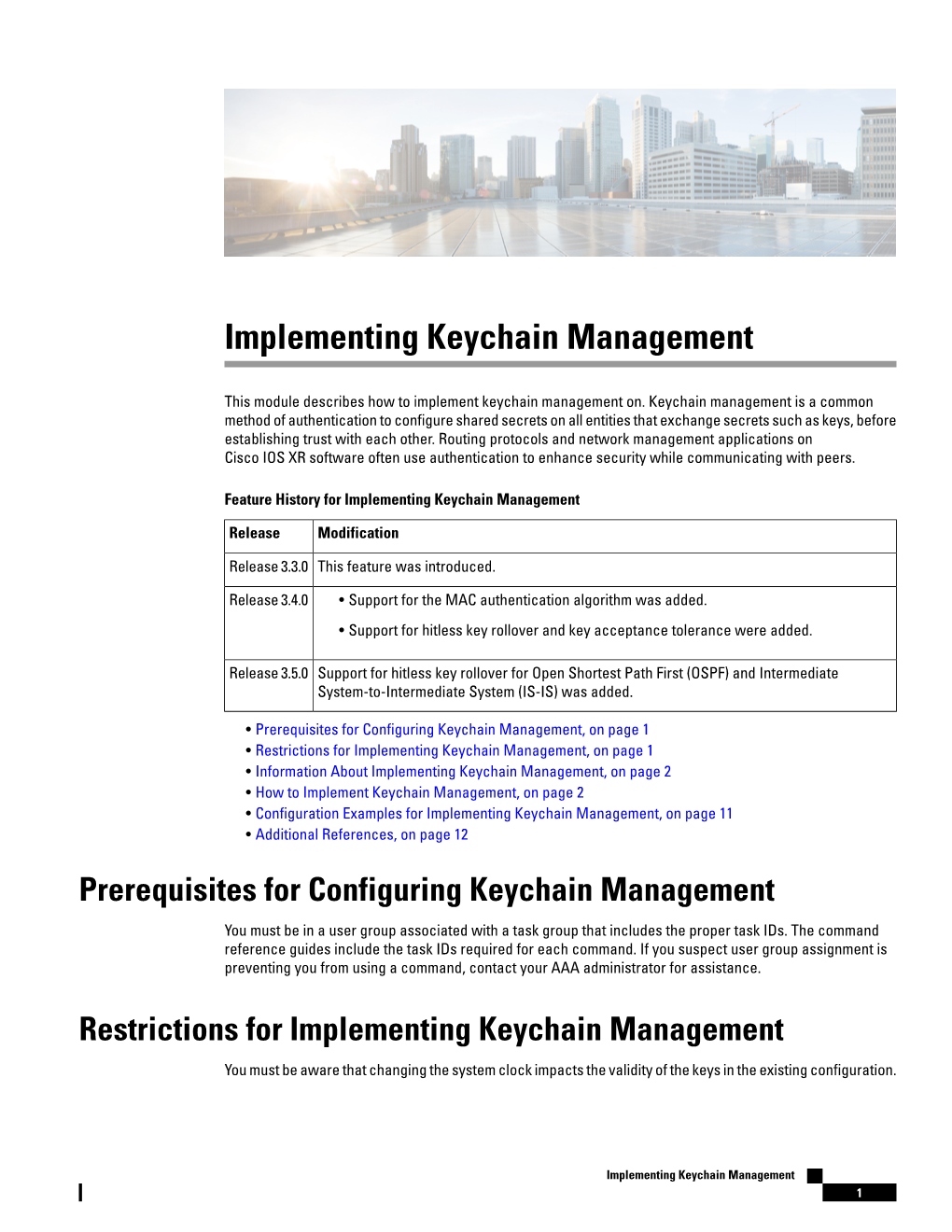 Implementing Keychain Management