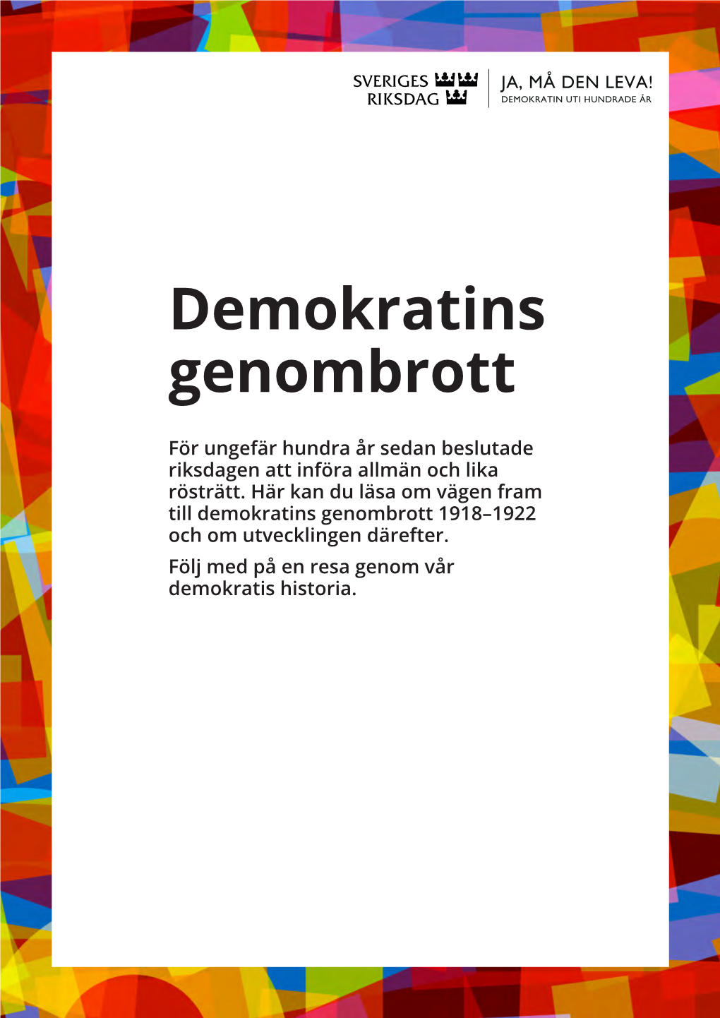 Inläsningsmaterial – Demokratins Genombrott (Pdf