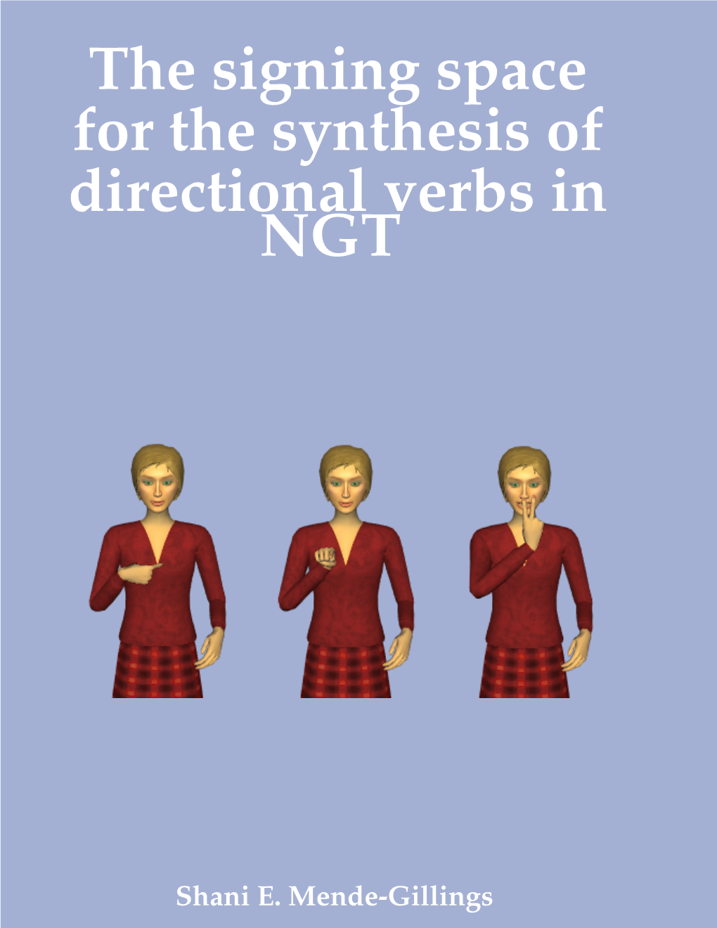 The Signing Space for the Synthesis of Directional Verbs in NGT