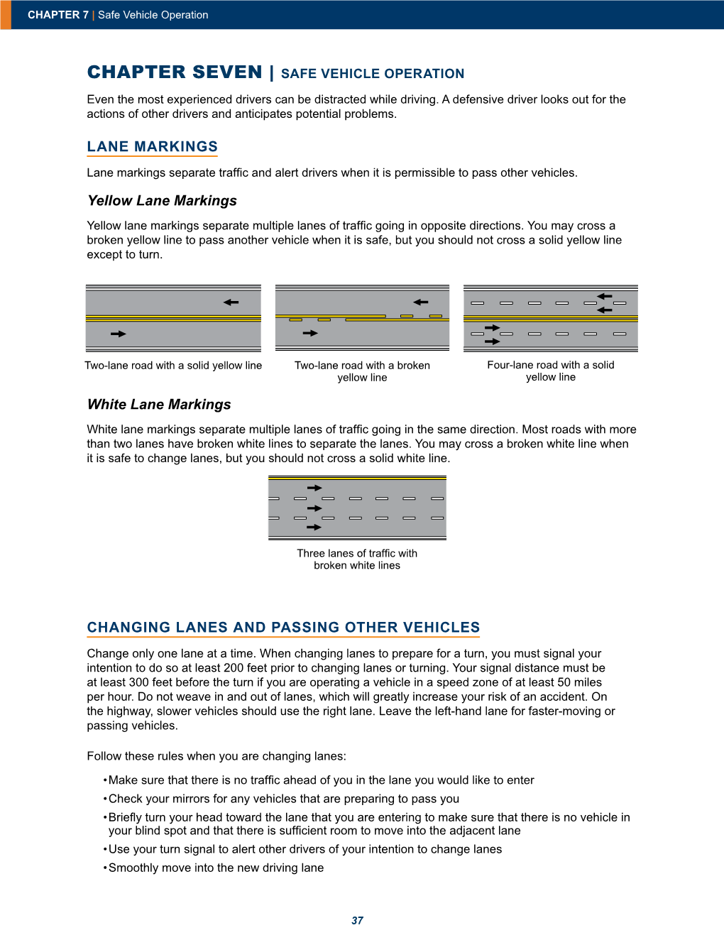 Indiana Drivers Manual: Ch. 7