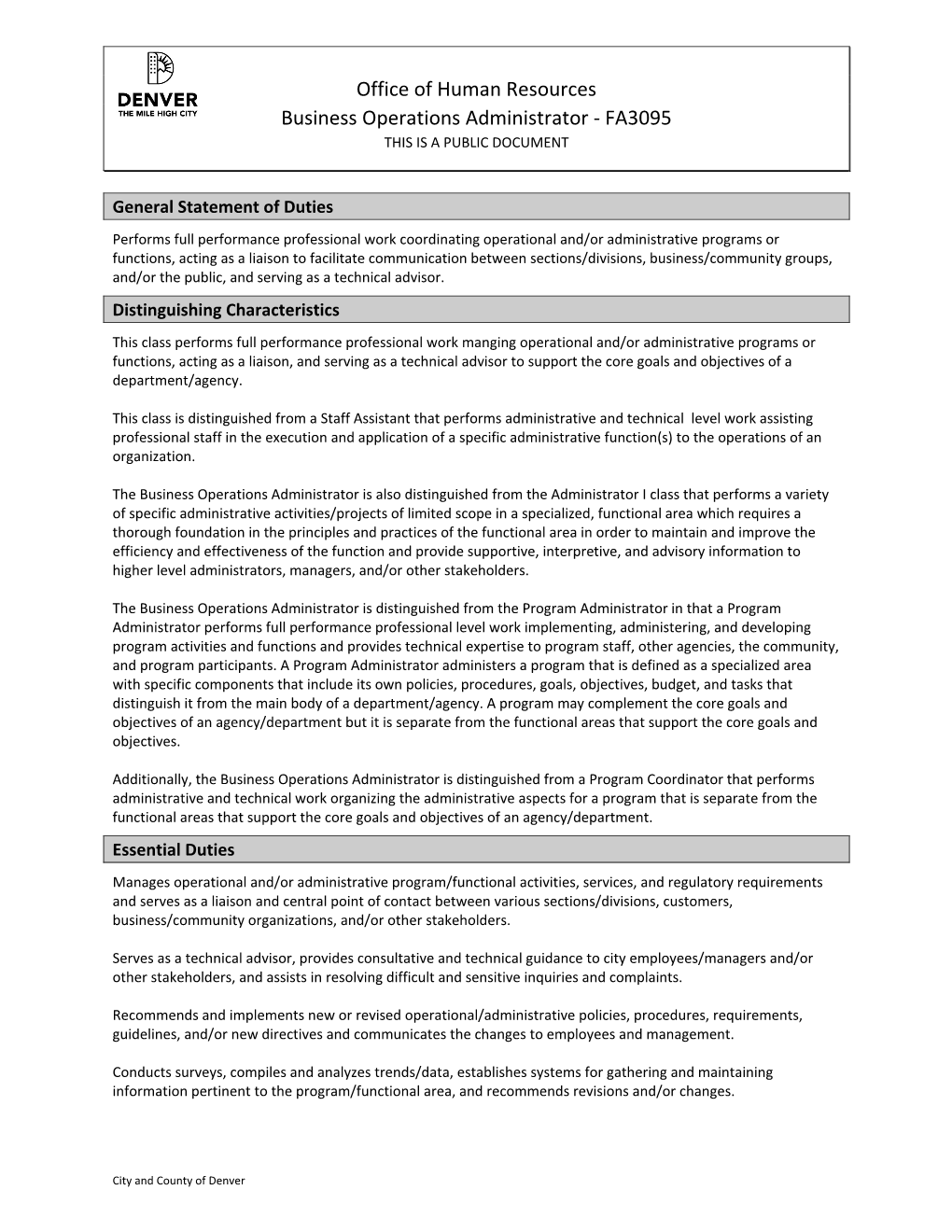 FA3095 Business Operations Administrator(PDF, 111KB)