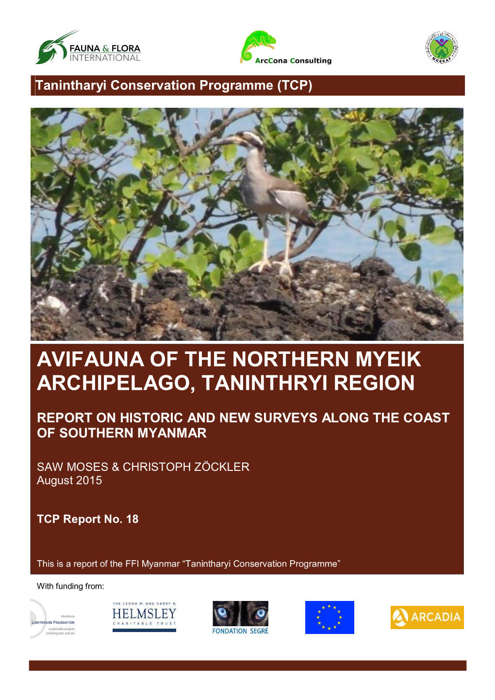 Avifauna of the Northern Myeik Archipelago, Taninthryi Region