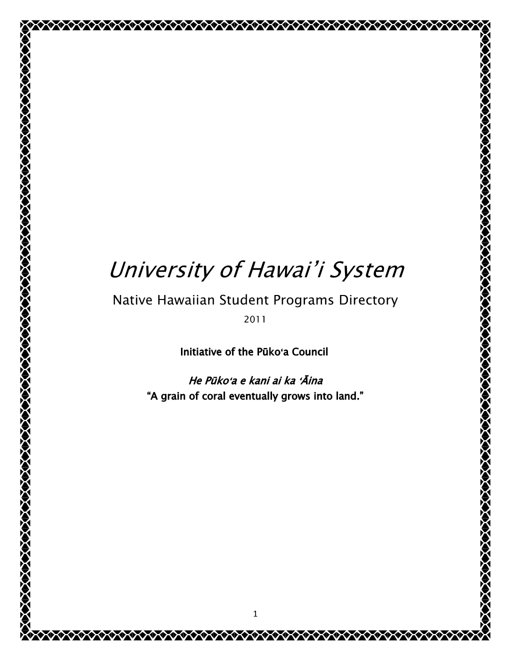 University of Hawai'i System