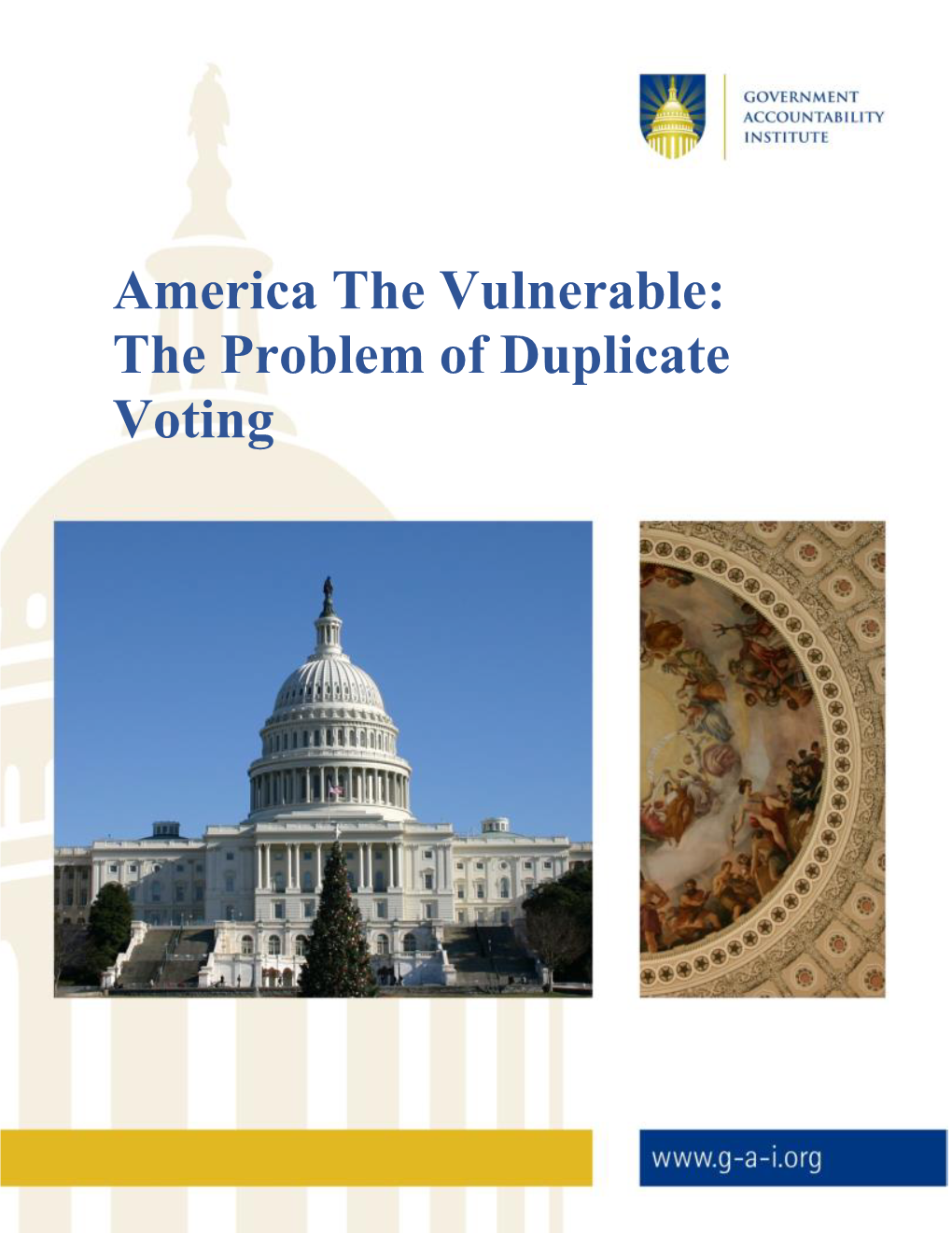 The Problem of Duplicate Voting 2017 1