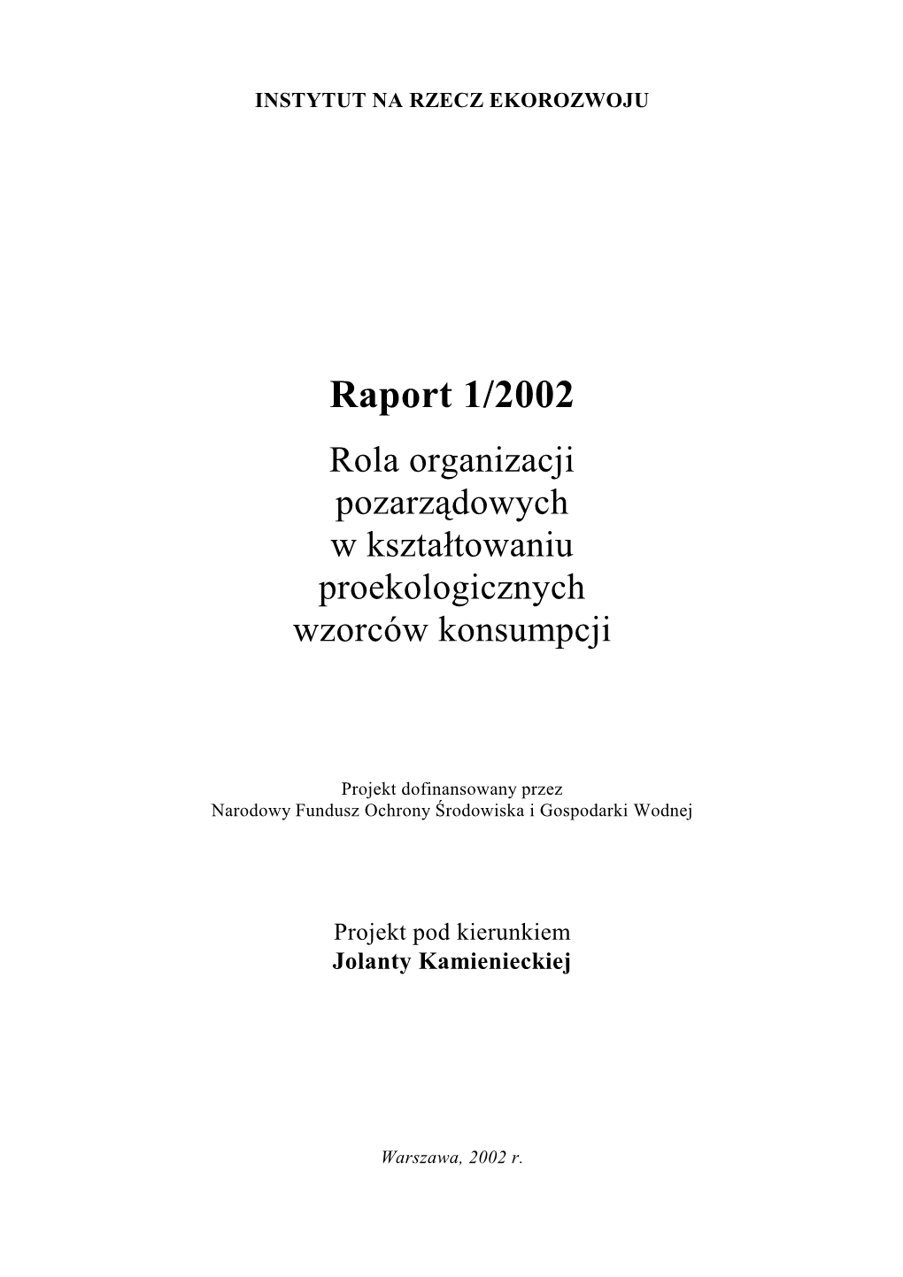 Dariusz Szwed (Biuro Wspierania Lobbingu Ekologicznego)