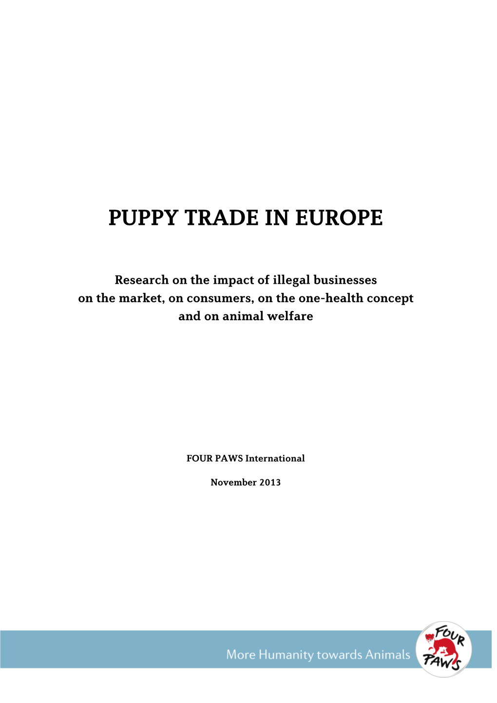 Puppy Trade in Europe