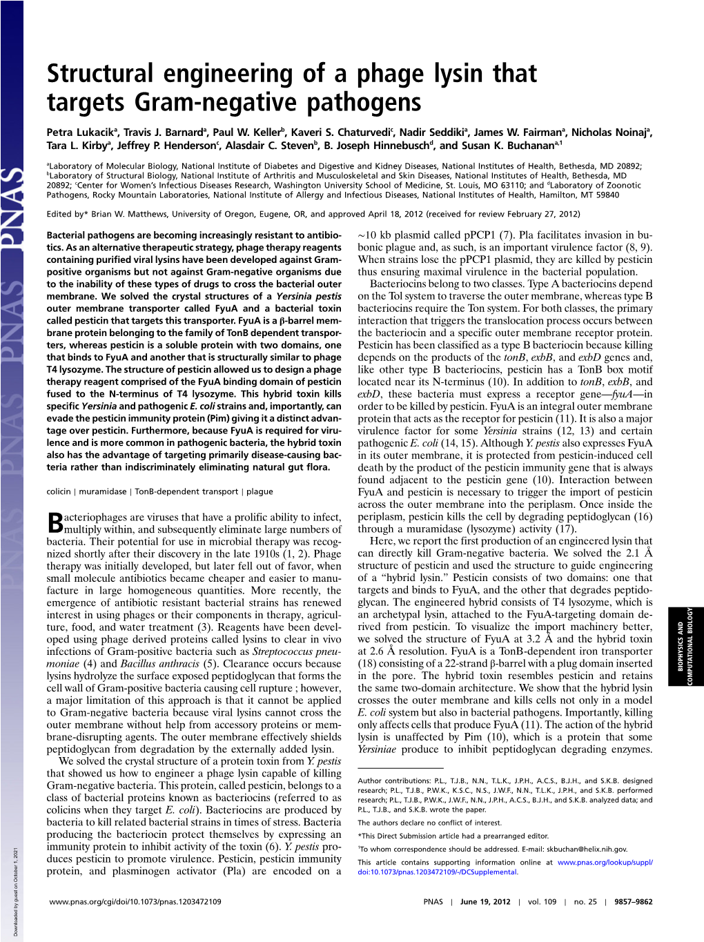 Structural Engineering of a Phage Lysin That Targets Gram-Negative Pathogens