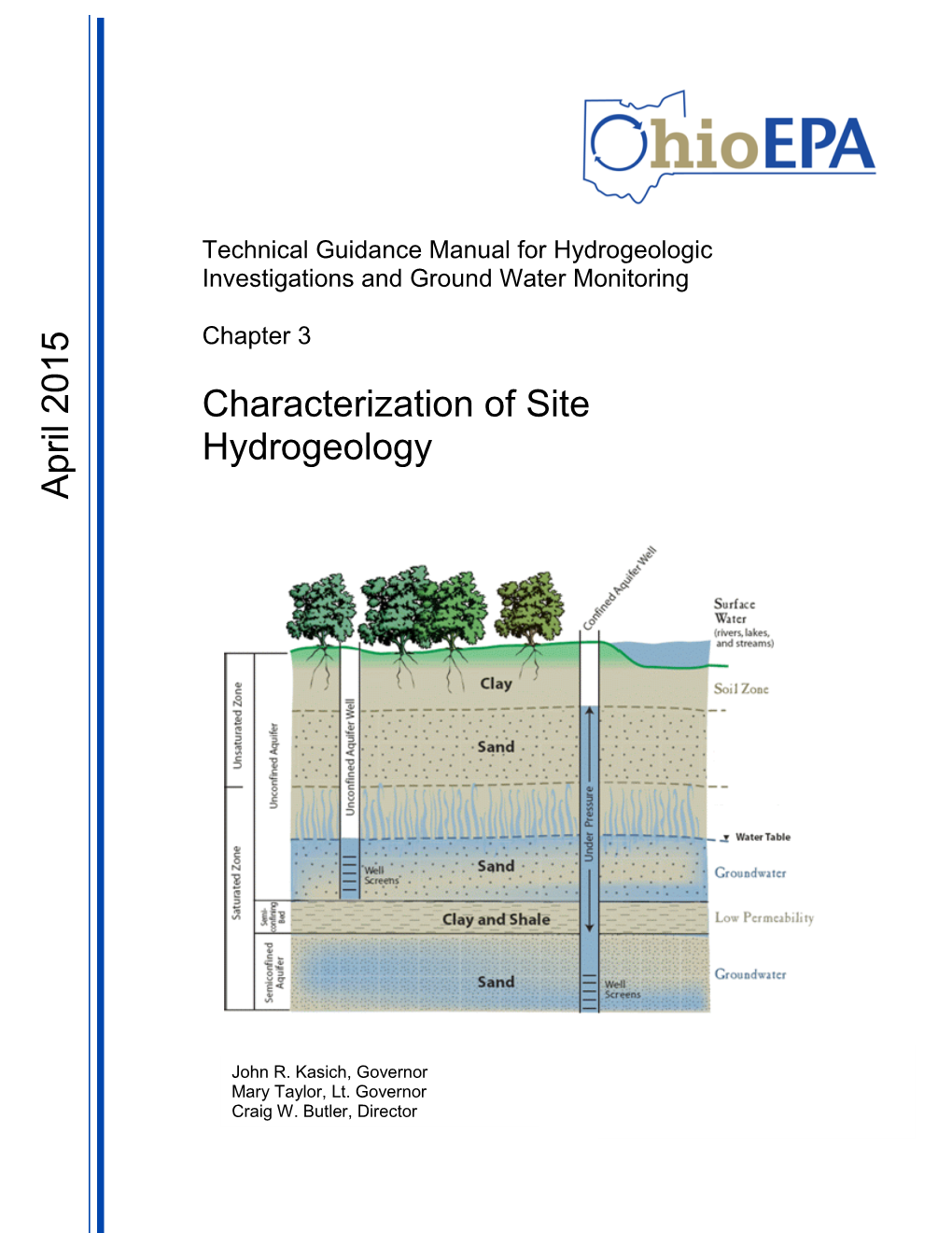 Characterization of Site Hydrogeology April 2015