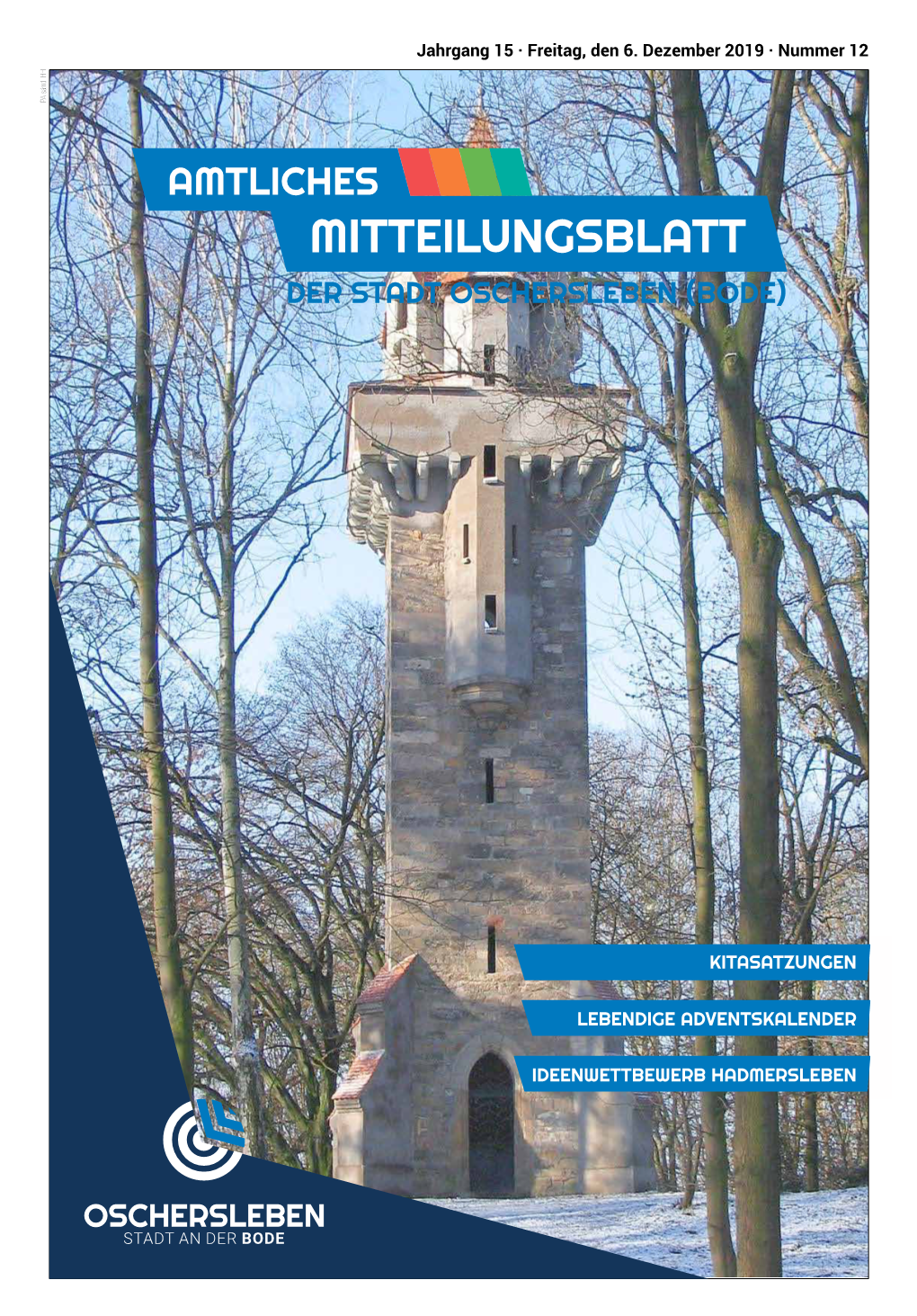 Mitteilungsblatt Der Stadt Oschersleben (Bode)