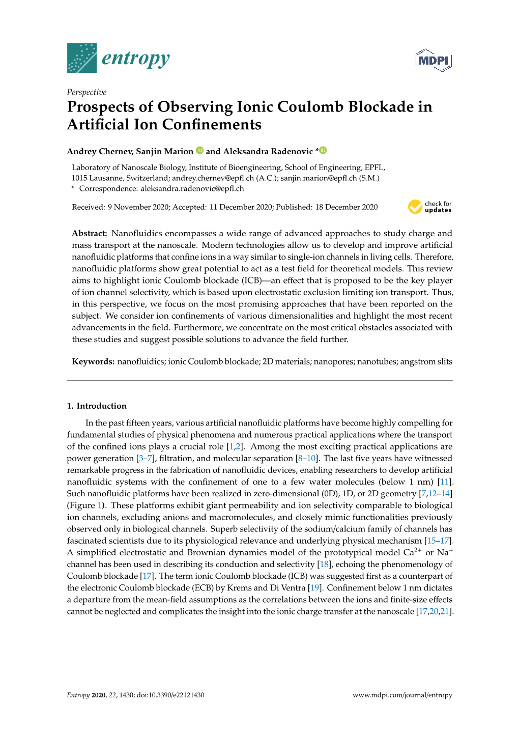 Prospects of Observing Ionic Coulomb Blockade in Artificial Ion