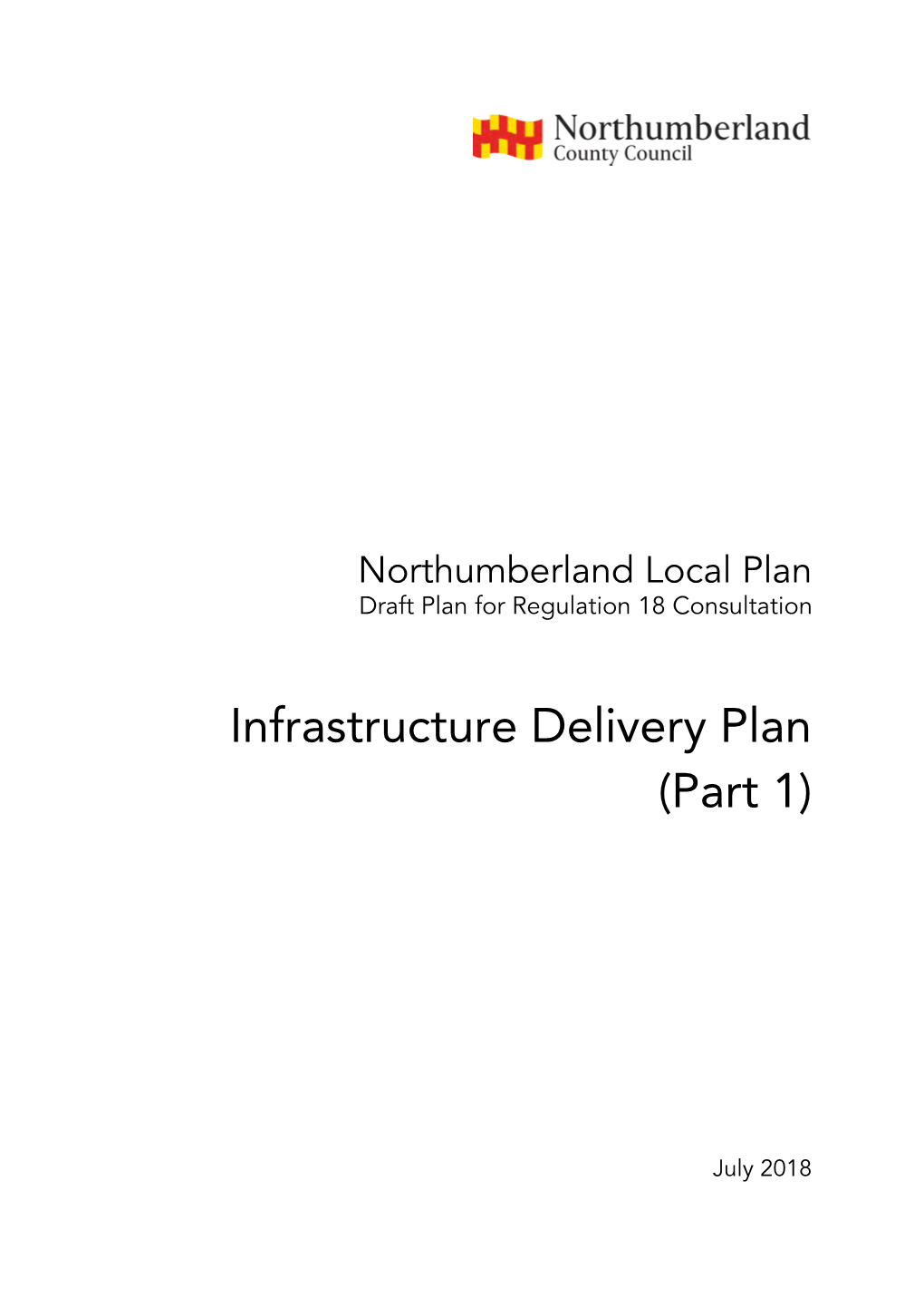 Infrastructure Delivery Plan (Part 1)