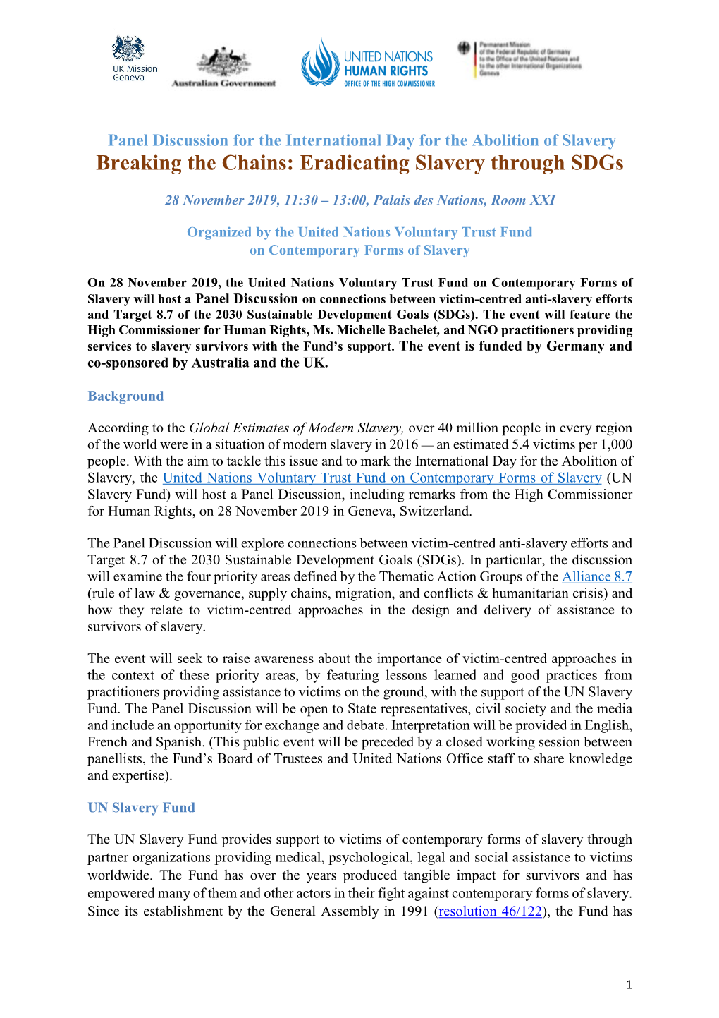 Breaking the Chains: Eradicating Slavery Through Sdgs