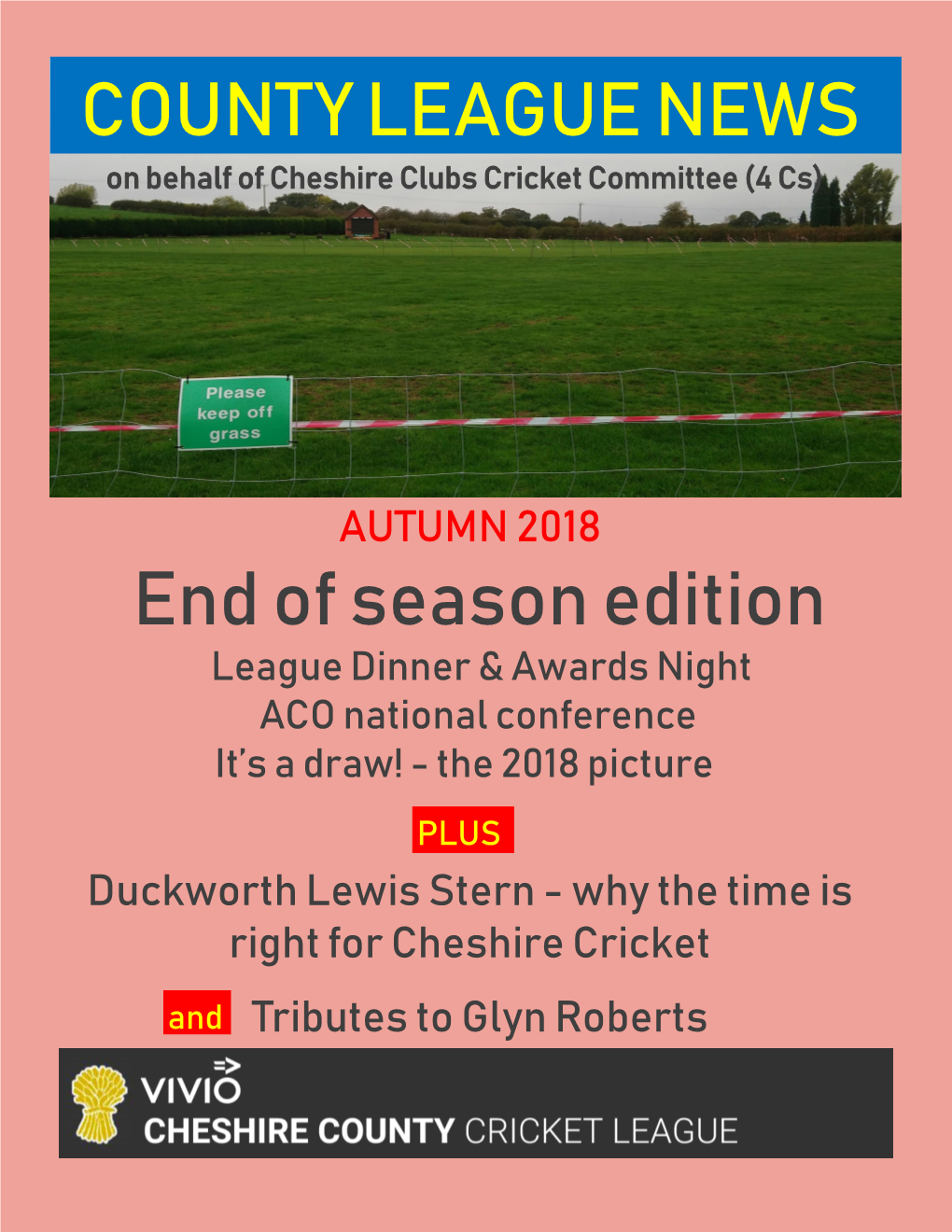 COUNTY LEAGUE NEWS End of Season Edition