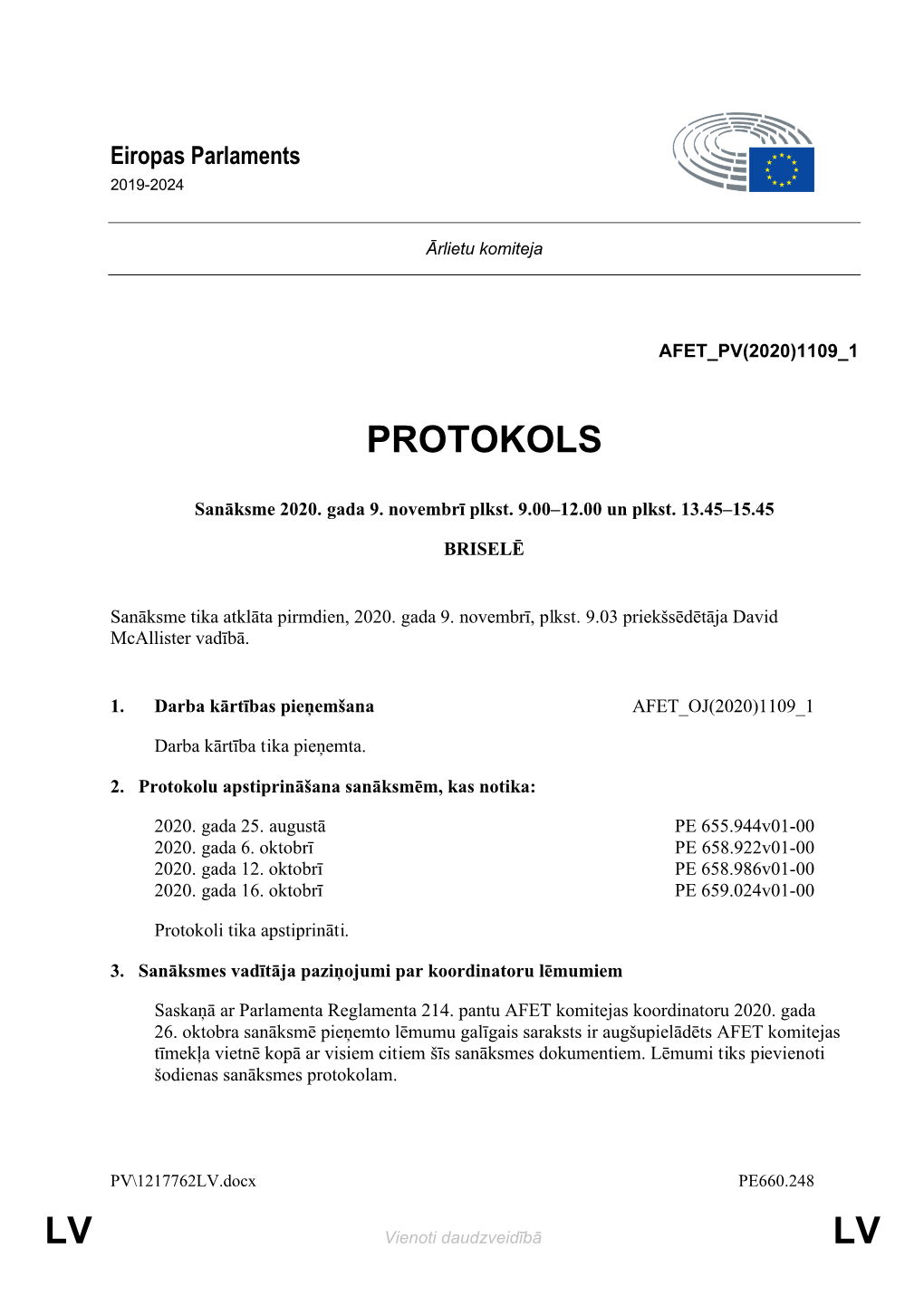 Lv Lv Protokols