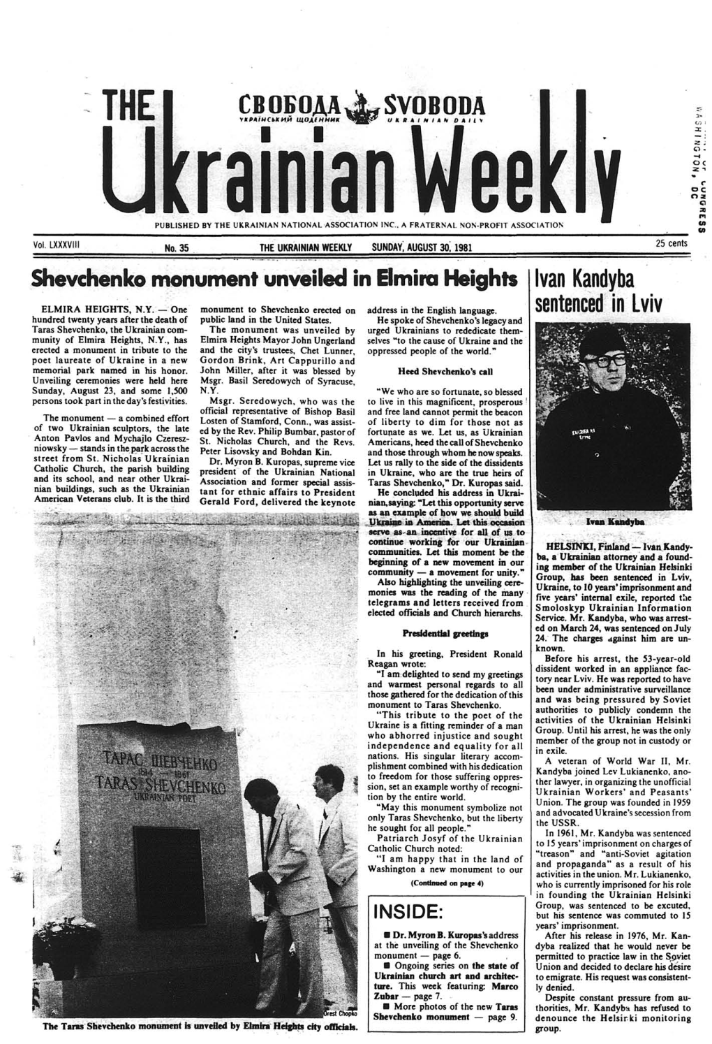 The Ukrainian Weekly 1981