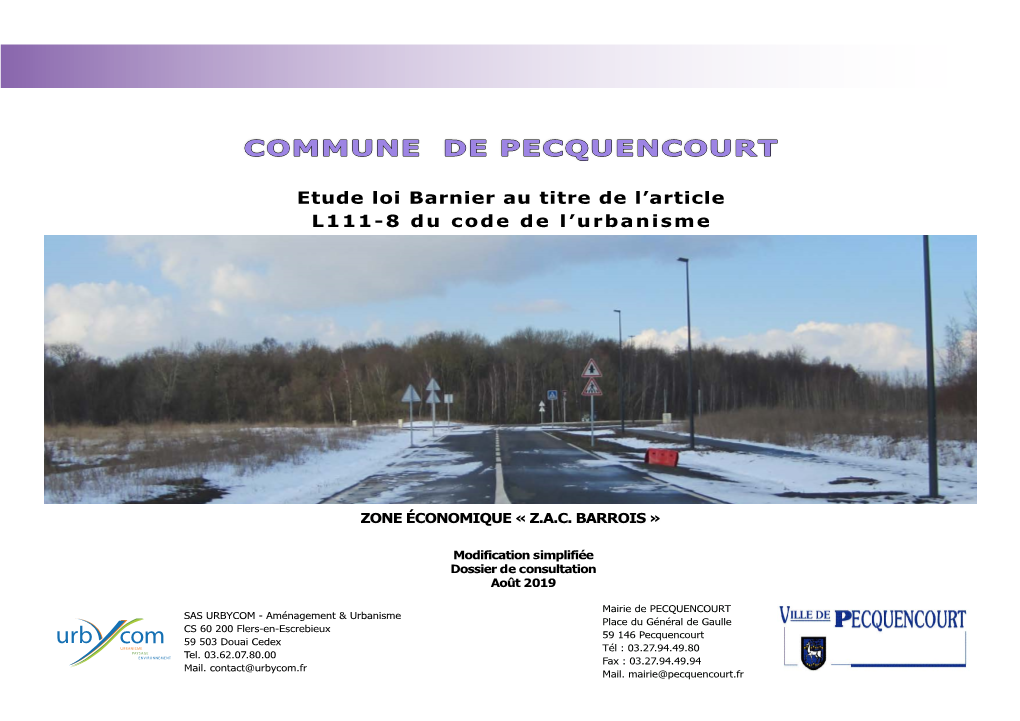 Commune De Pecquencourt