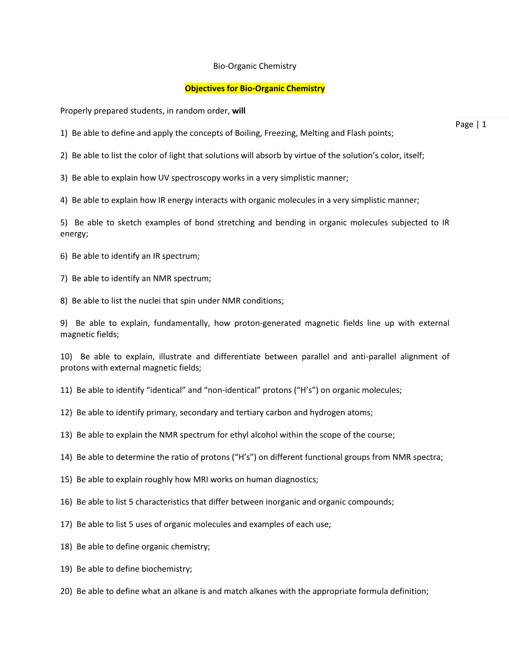 Bio-Organic Chemistry