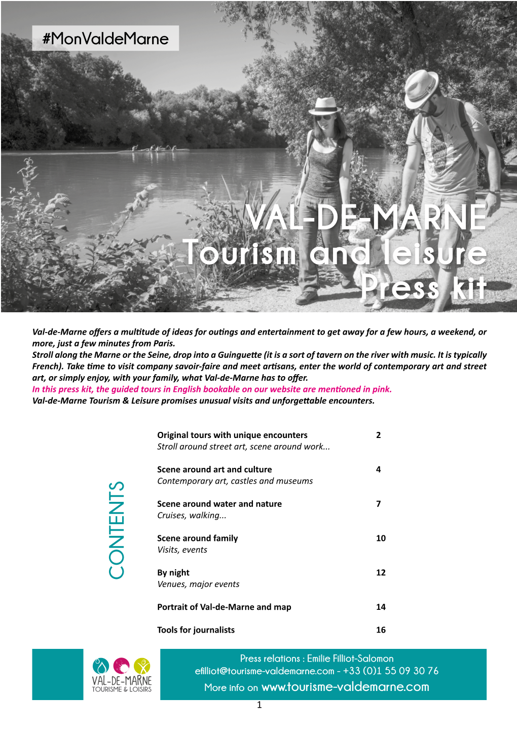 VAL-DE-MARNE Tourism and Leisure Press Kit